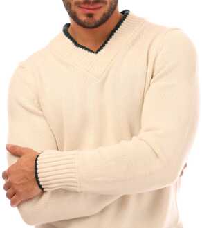 BOSS Heren Boss Marzio Sweater in Wit - maat 2XL