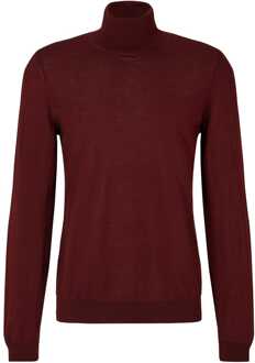 BOSS Heren Boss Musso-P Sweater in Rood - 2XL