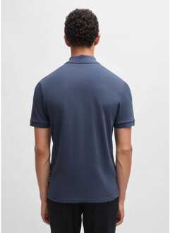 BOSS Heren Boss Pallas Regular-Fit Poloshirt in Blauw