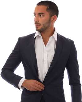 BOSS Heren Boss Raye8 colbert in marine Navy