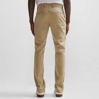 BOSS Heren Boss Schino Slim-Fit Broek in Bruin