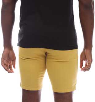 BOSS Heren Boss Schino-Slim Korte Broek in Geel