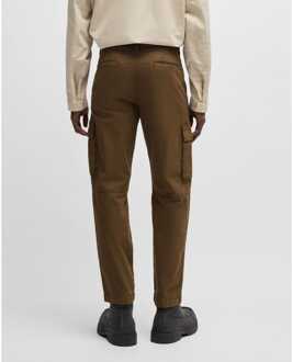 BOSS Heren Boss Sisla-8 Cargo Broek in Groen - 30W/32L