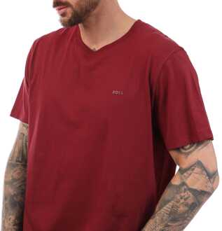 BOSS Heren Boss Tessler 33 T-shirt in Rood - maat 3XL