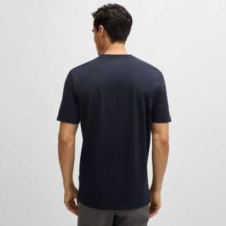 BOSS Heren Boss Thompson 01 T-Shirt in Donkerblauw - maat