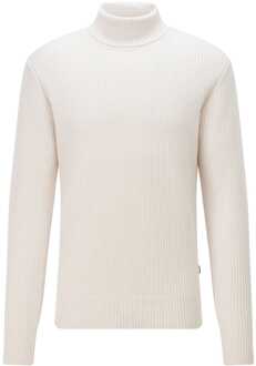 BOSS Heren Boss Ullo Sweater in Crème