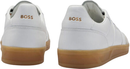 BOSS Heren Brandon Suede Trainers (Wit)