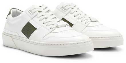 BOSS Heren C.P. Company Light Fleece Logo Crewneck Sweatshirt in Wit - maat