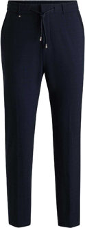 BOSS Heren C-Perin effen broek (Blauw) - 32N