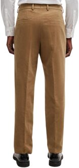 BOSS Heren C-Peter Relaxed Fit Broek (Beige)