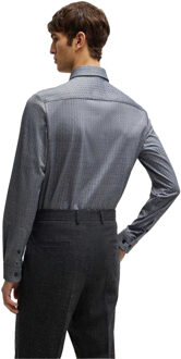 BOSS Heren C-Roan-Kent-C1 Overhemd (Donkerblauw)