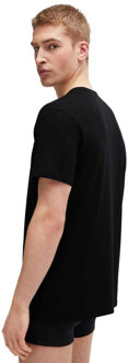 BOSS Heren Comfort T-Shirt (Pakket van 2) (Zwart) - M