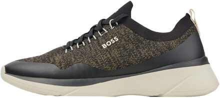 BOSS Heren Dean Logo Trainers (Groen) - EU 47.5 / UK 12