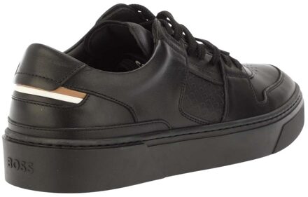 BOSS Heren Gary Leren Tennisschoenen (Zwart)