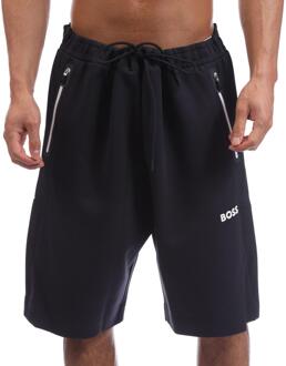 BOSS Heren Headlo 1 Fleece Korte Broek (Donkerblauw) - 4XL