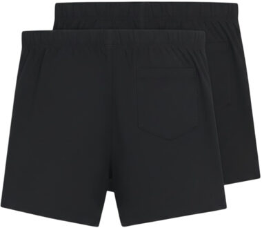 BOSS Heren Katoenen Stretch Boxershorts (Verpakking van 2) (Grijs/Zwart) - XL