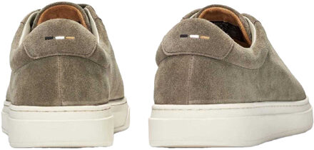 BOSS Heren Kieran Suède Trainers (Groen)
