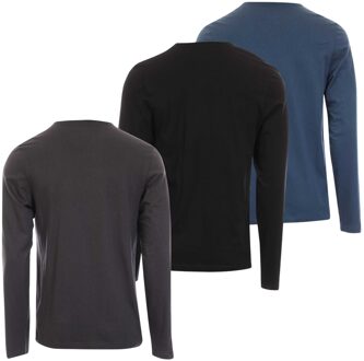 BOSS Heren Klassiek Logo T-Shirt (Pak van 3) (Veelkleurig) Groen - M