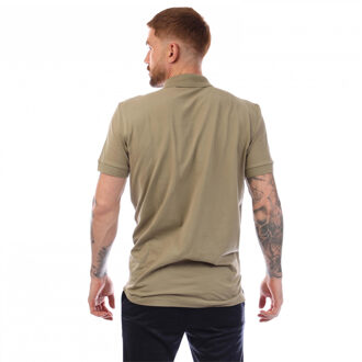 BOSS Heren Logo Katoenen Polo Shirt (Groen)