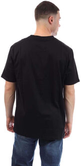 BOSS Heren Logo Regular T-Shirt (Zwart) - 2XL