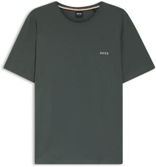 BOSS Heren Mix&Match Regular T-shirt (Groen) - S