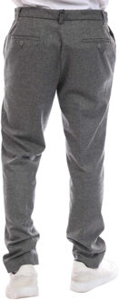 BOSS Heren P-Genius Broek (Zilver) - maat