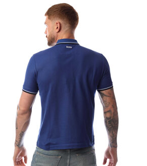 BOSS Heren Paddy Pro Poloshirt (Turquoise) - maat S