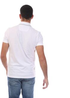 BOSS Heren Paule 4 Slim Poloshirt (Gebroken wit) - L
