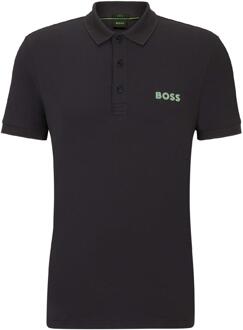 BOSS Heren Paule 4 Slim Poloshirt (Houtskool)