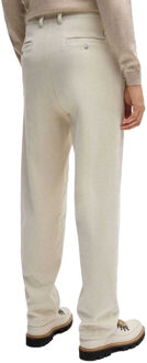 BOSS Heren Relaxed Fit Broek (Wit) - maat