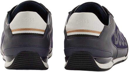 BOSS Heren Saturn Slip-on Trainers (Donkerblauw) - EU 39/ UK 6