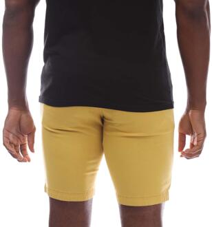 BOSS Heren Schino Slim Korte Broek (Geel)
