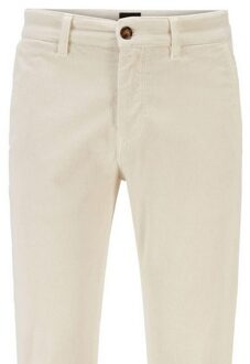 BOSS Heren Schino Taber Broek (Wit)