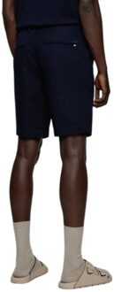 BOSS Heren Slice Korte Broek (Donkerblauw)