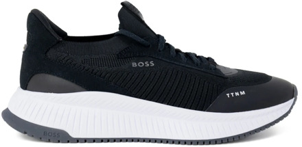 BOSS Heren Sneakers Ttnm EVO_Slon_knsd Boss , Black , Heren - 40 Eu,42 Eu,45 EU