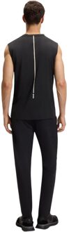 BOSS Heren Sneldrogend Actief Tanktop (Zwart) - 3XL