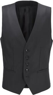 BOSS Heren T-Harvers4 Mouwloos Vest (Zwart) - maat