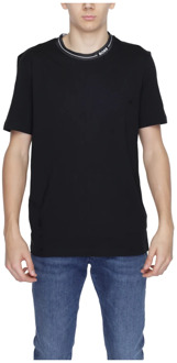 BOSS Heren T-shirt Lente/Zomer Collectie Katoen Boss , Black , Heren - Xl,L,M,S