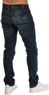 BOSS Heren Tapered Jeans (Blauw) - 32 Lang