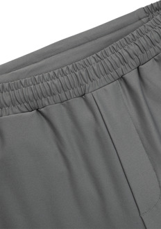 BOSS Heren trainingsbroek Boss met reflecterend decoratief logo in grijs