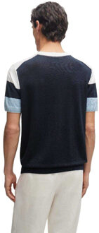 BOSS Heren Tramonte T-Shirt (Donkerblauw)