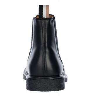 BOSS Heren Tunley Leren Chelsea Laarzen (Zwart)