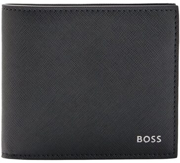 BOSS Heren Zwarte Portemonnee Hugo Boss , Black , Heren - ONE Size