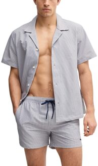 BOSS Heren Zwemshort Fluweelvis (Marine) Navy