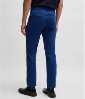 BOSS Herenpantalon Boss H-Delaware5 Garment-Dyed in Blauw - 34W/32L