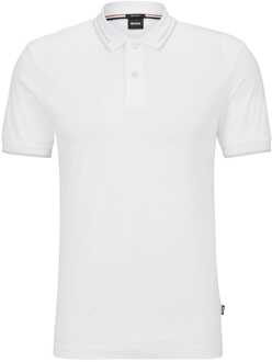 BOSS Herenpolo Boss Phillipson 115 in Wit