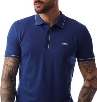 BOSS Herenpoloshirt Boss Paule in Turquoise - maat