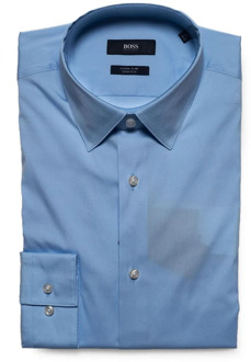 BOSS Herwing Overhemd, Italia, Extra-Slim Fit Boss , Blue , Heren - S,3Xl