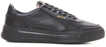 BOSS High-Top Sneaker met Geitenpunt Design Boss , Black , Heren - 45 Eu,42 EU