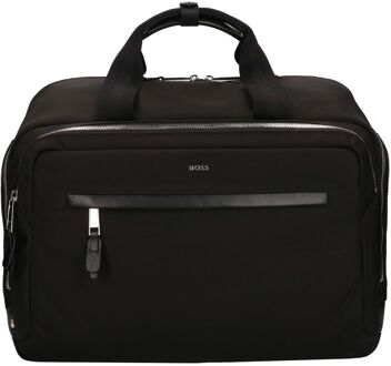 BOSS Highway Backpack black aktetas damestas Zwart - H 34.5 x B 43 x D 17 cm